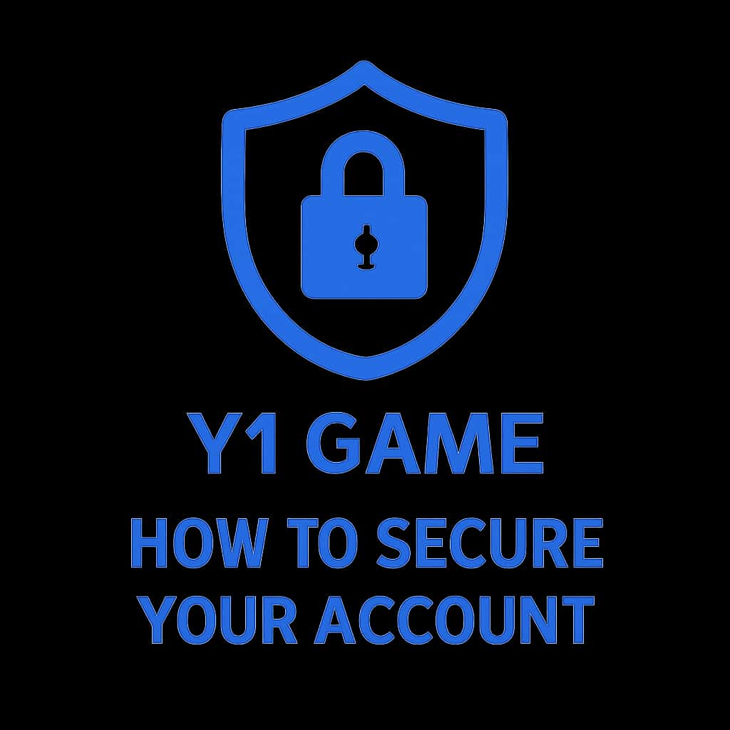 An icon illustrating account security for V1 Game.