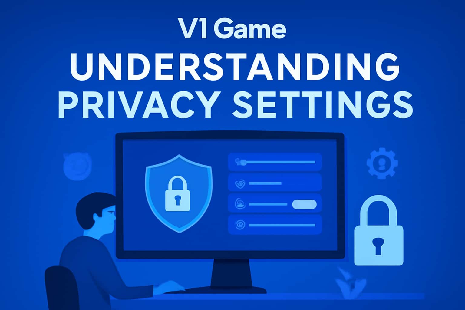 An informative scene related to V1 Game privacy settings.