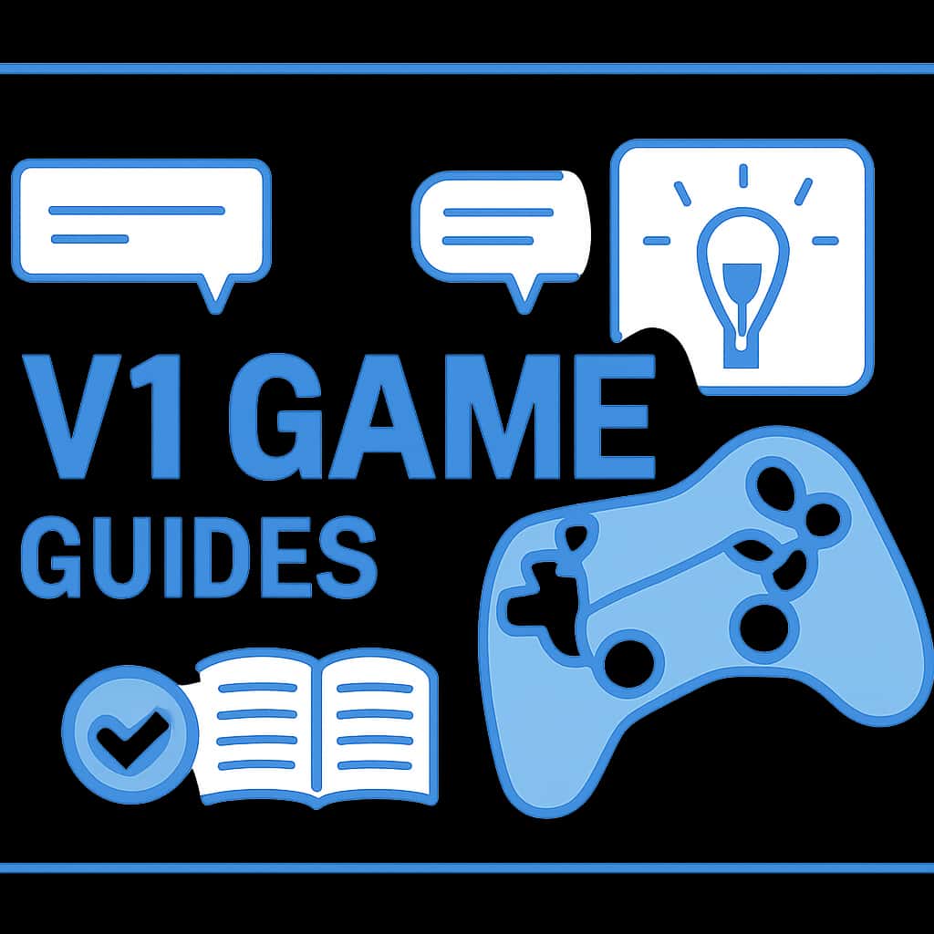 An educational illustration related to the topics covered in V1 Game Guides.