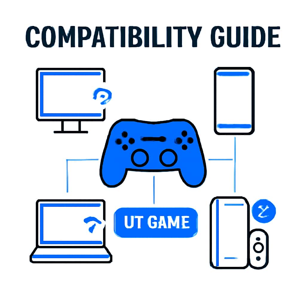 Diagram illustrating device compatibility for V1 Game.