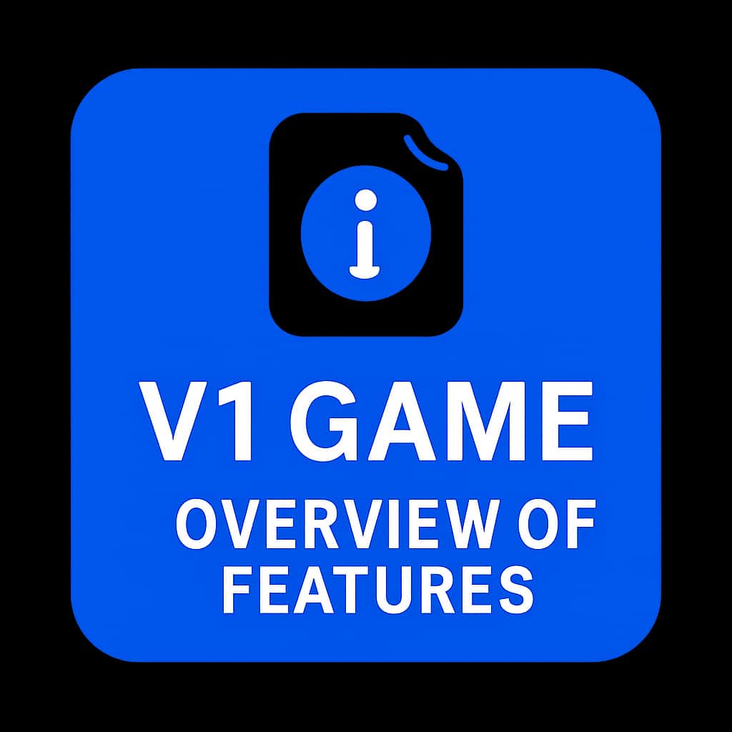 An icon representing the features of the V1 Game platform.