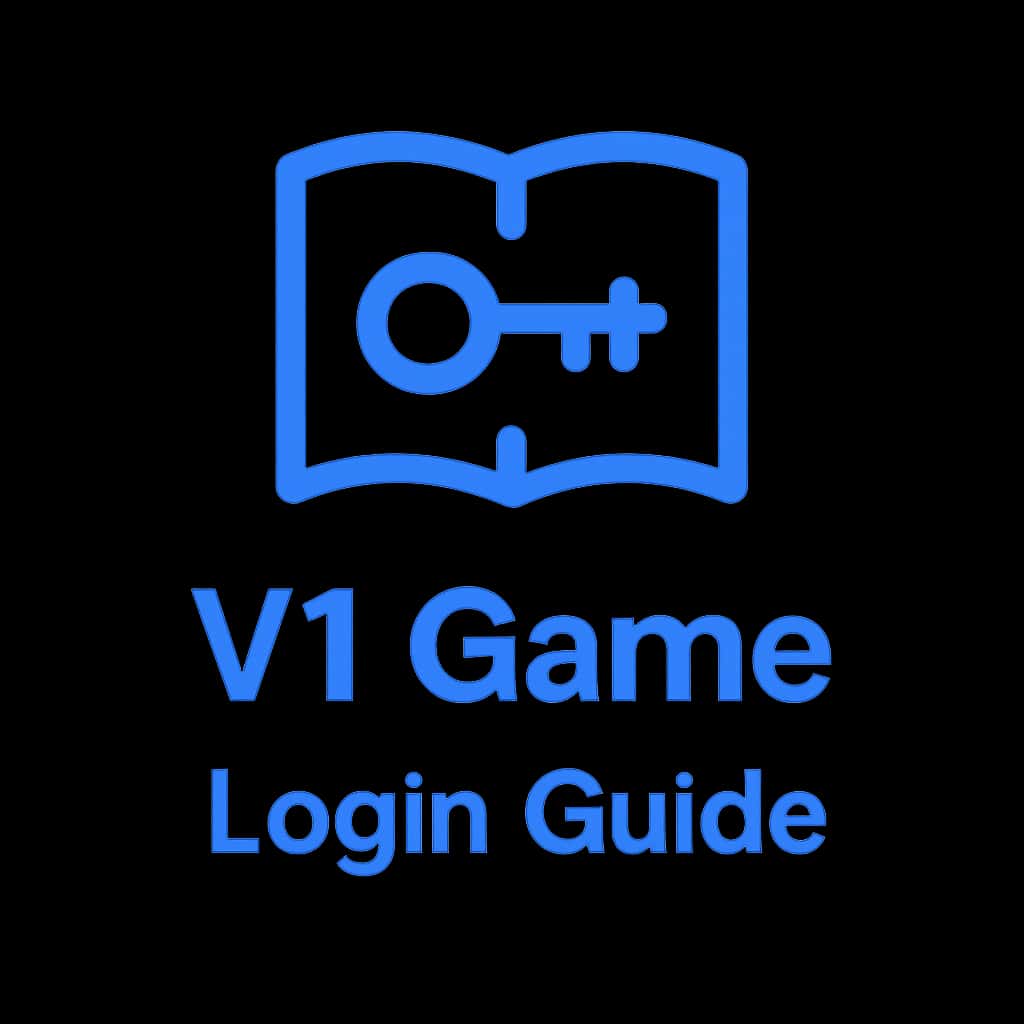 A professional badge symbolizing the V1 Game Login Guide.