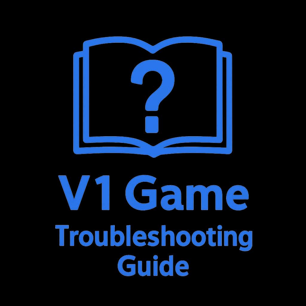 An icon representing the V1 Game Troubleshooting Guide.