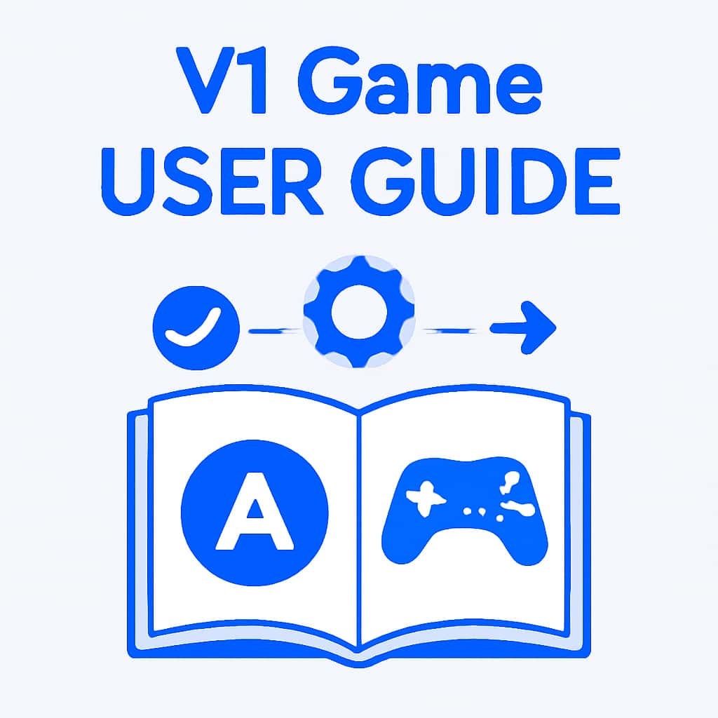 Illustration explaining key features of V1 Game.